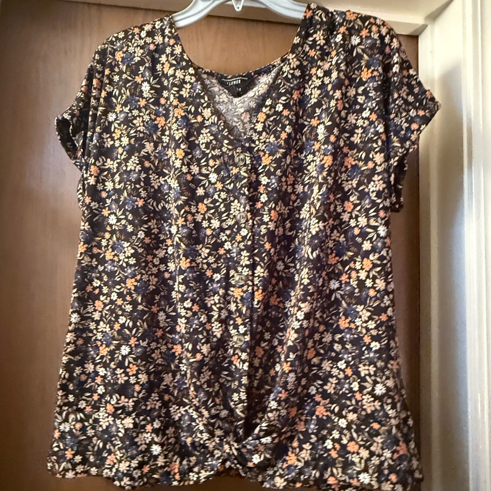 Floral Print Women's Top